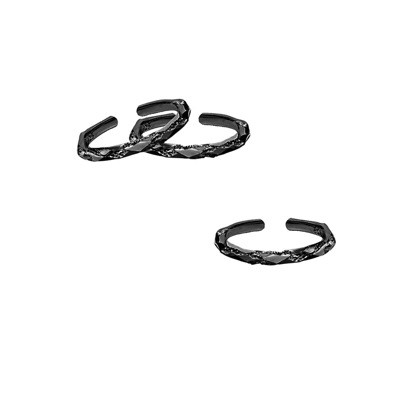 RMinimalist Cool Couple Ring