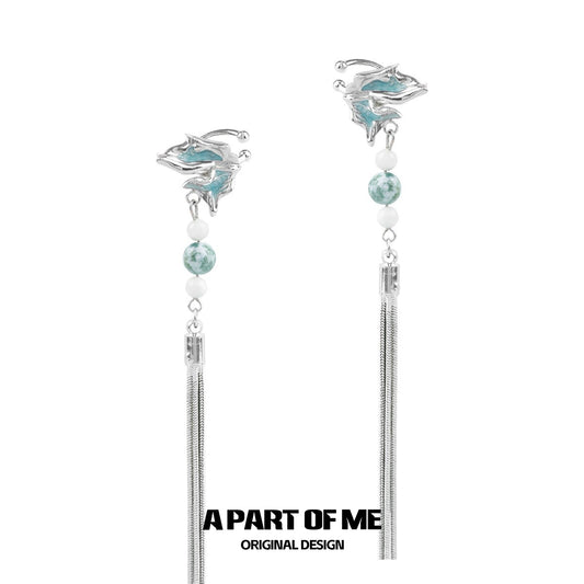 Dreamy Lake Fringe Ear Cuff