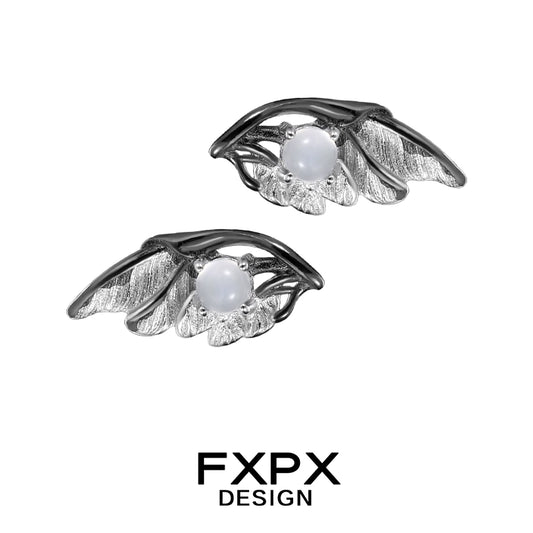 Gothic Fallen Angel Wing Earrings