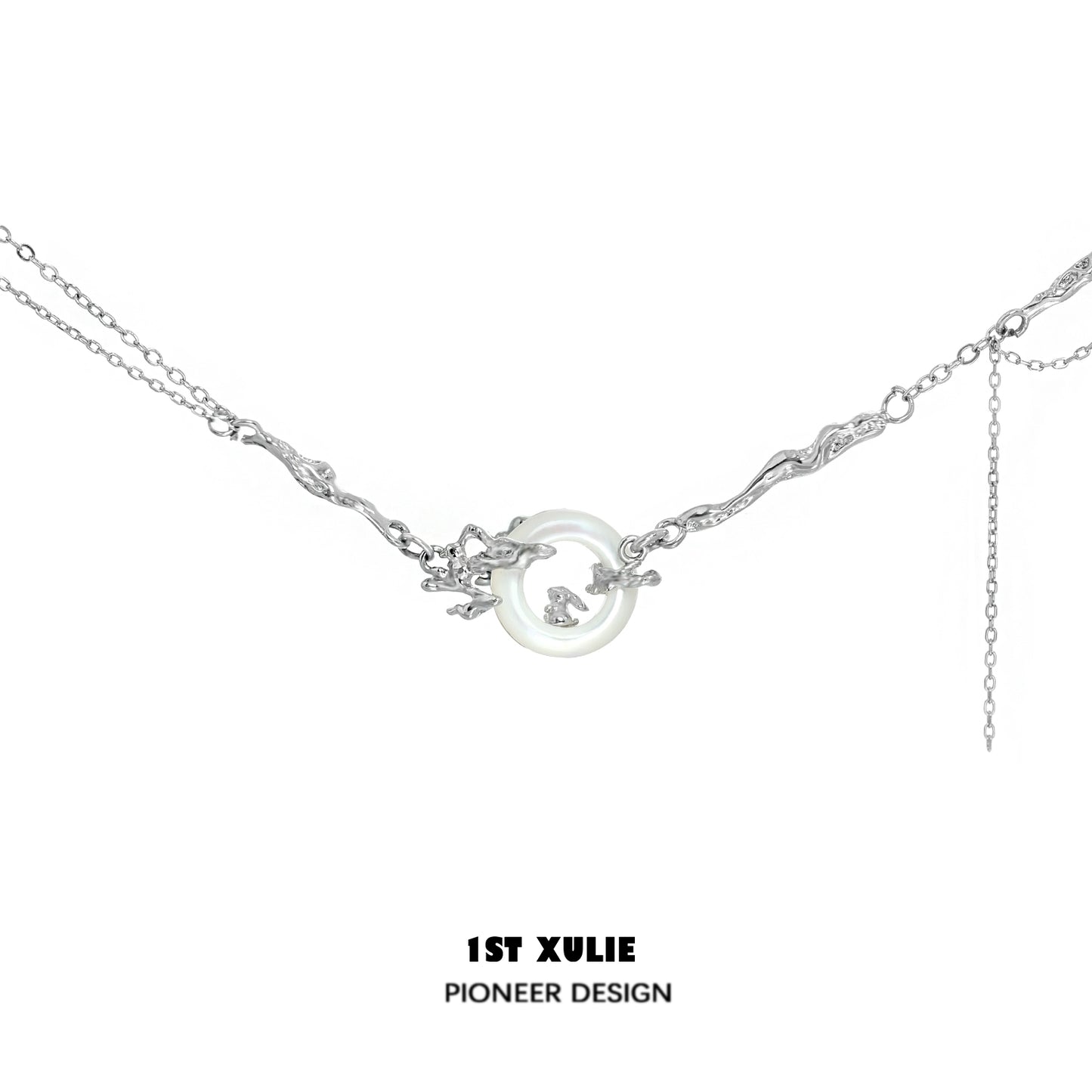 Y2K Lost Bunny Clavicle Necklace