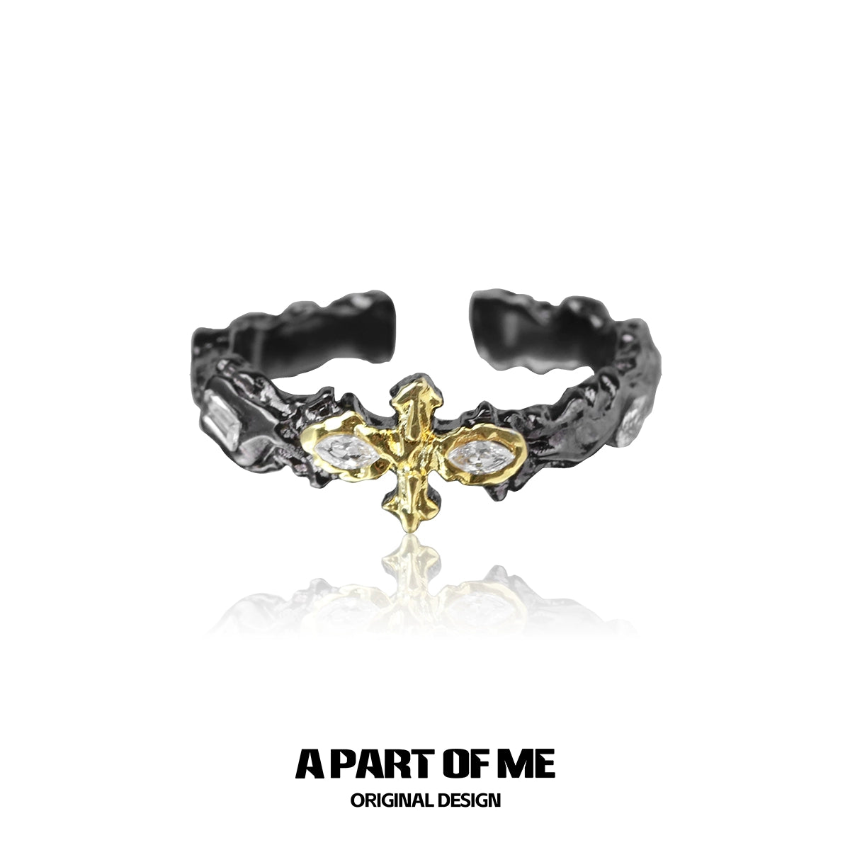 Soul Promise Cross Couple Rings