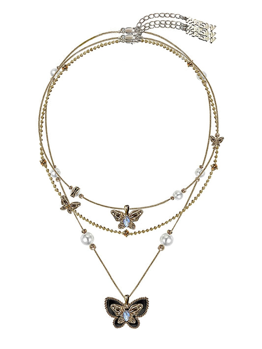 Butterfly Dance Vintage Necklace