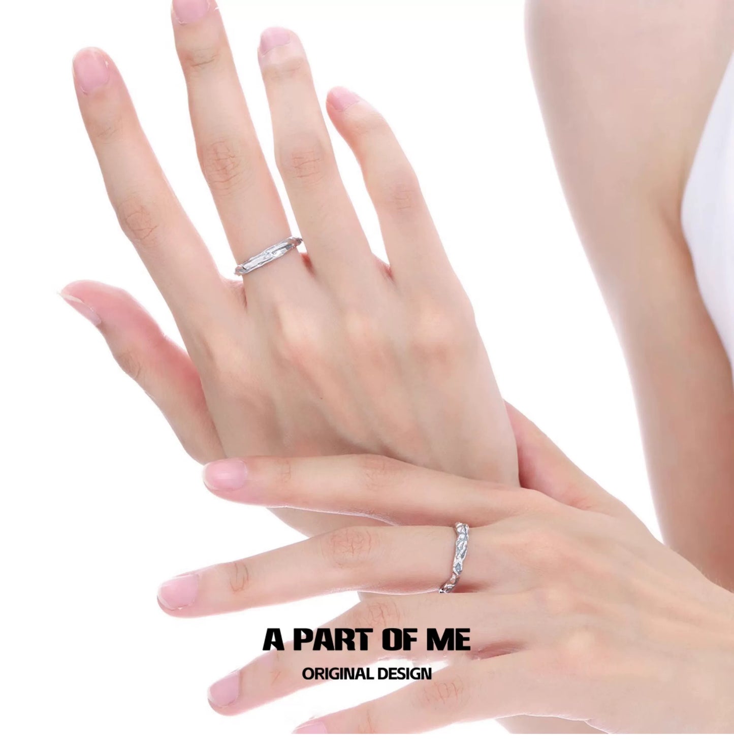 Blue Slim Statement Ring