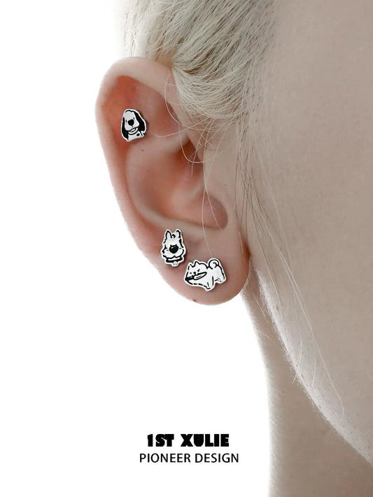 Whimsical Puppy Cute Earrings