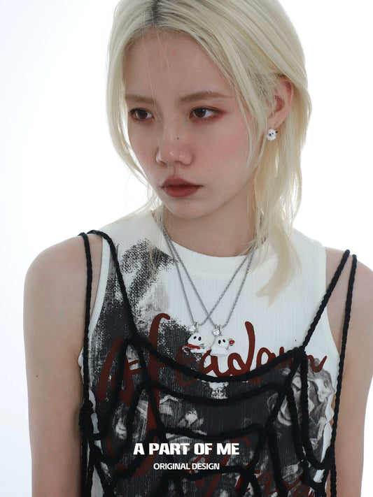 Ghost Boo Gift Necklace