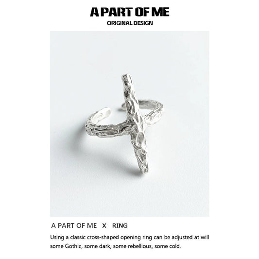 Redemption Cross Silver Ring