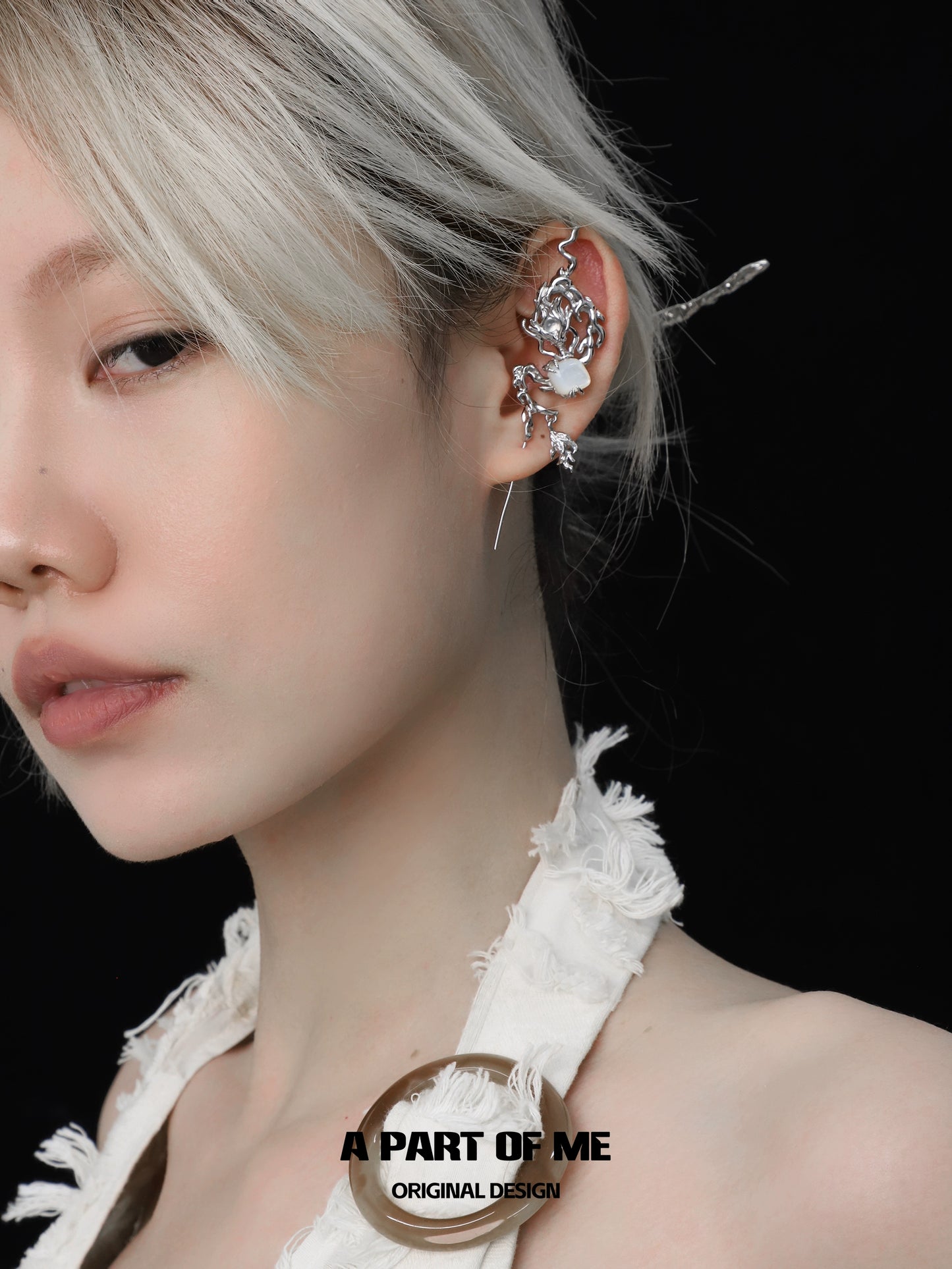 Dragon Tail Cool Stud Earrings