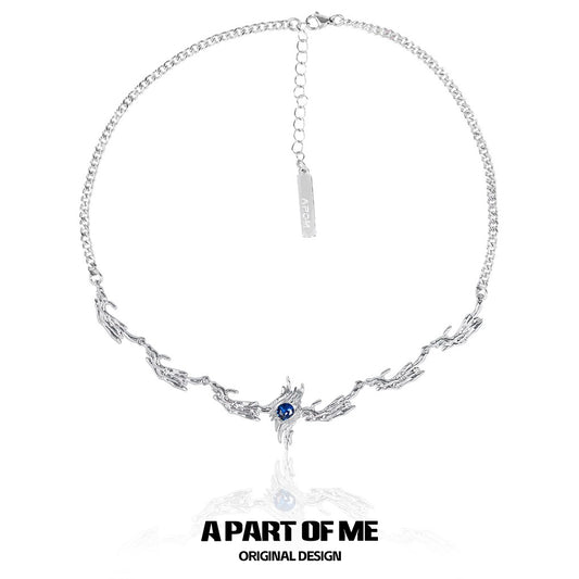 Ravenclaw Wing Diamond Necklace