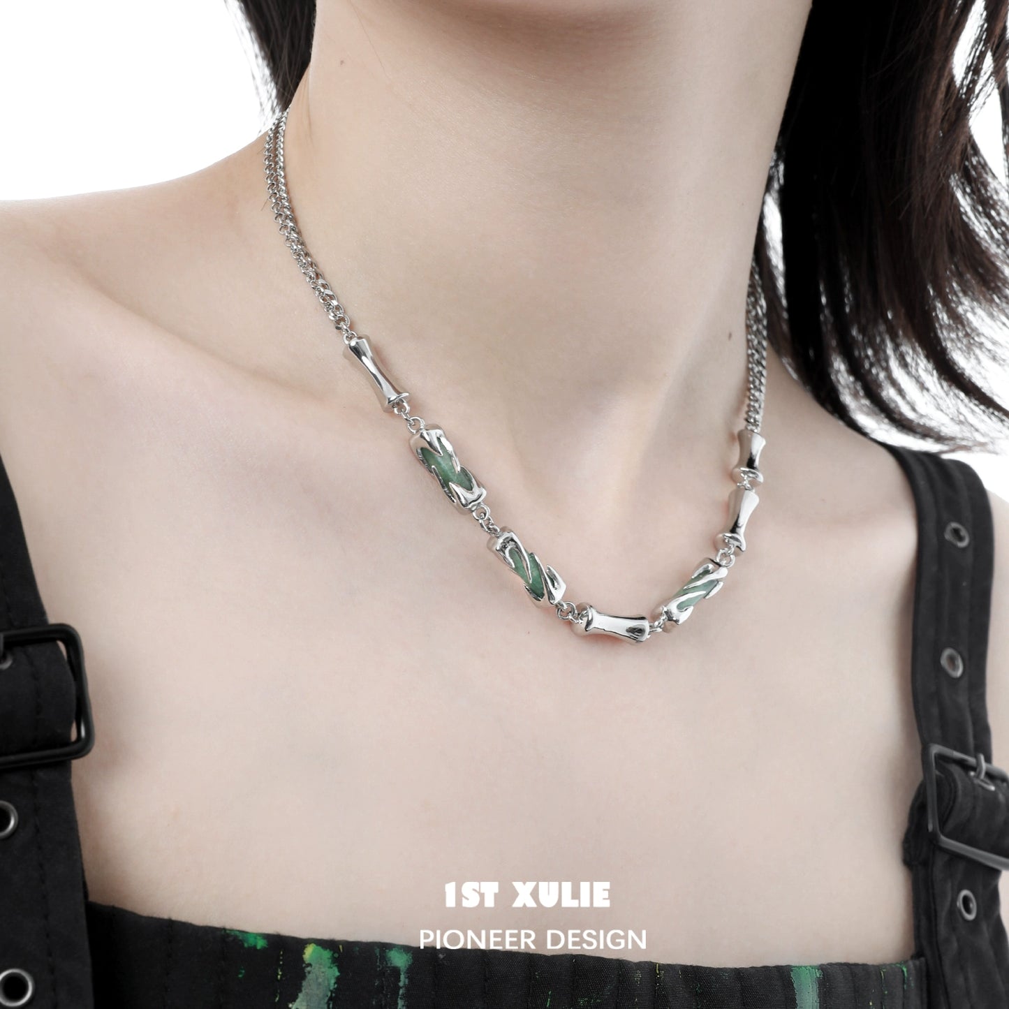 Y2K Bamboo Riddle Necklace