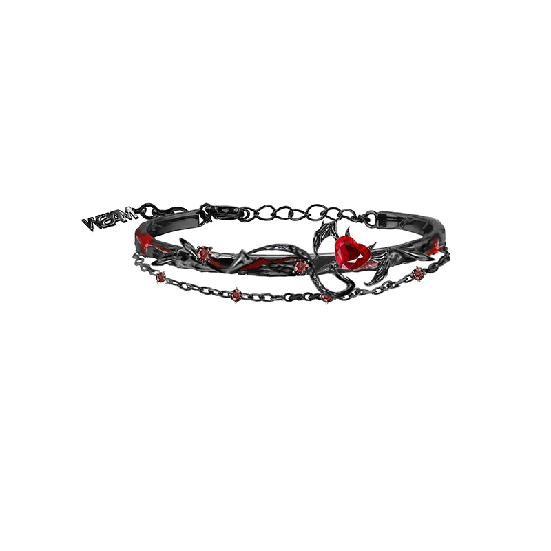 Demon Heart Zircon Bracelet