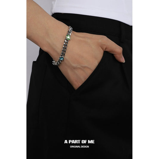 Hip Hop Gem Cuban Bracelet