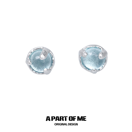 Blue Mist Stud Earrings