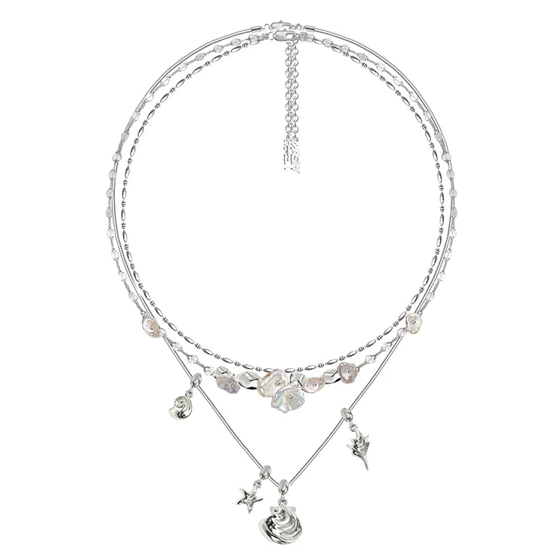 Baroque Starfish Pearl Necklace