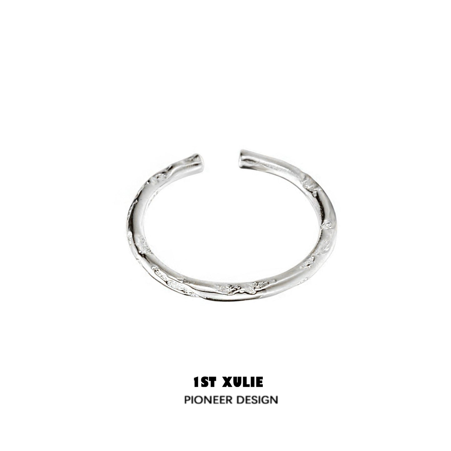 Exquisite Textured Silver Ring