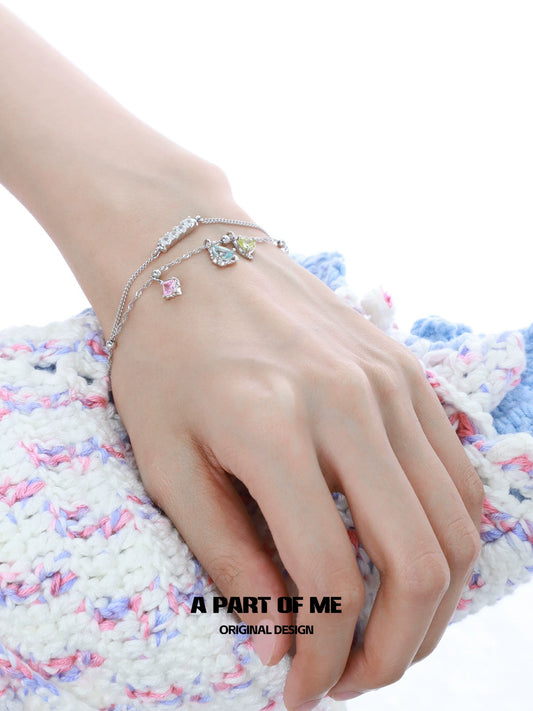 Colored Diamond Sweet Cool Bracelet