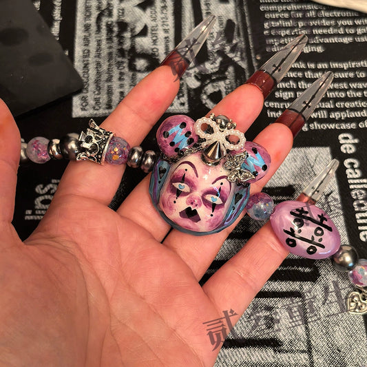 Bracelets-Ersan Children's Bracelet Women's Premium Sense Heavy Industry Original Niche Design 2025 New Bracelet Dark Gothic Bracelet