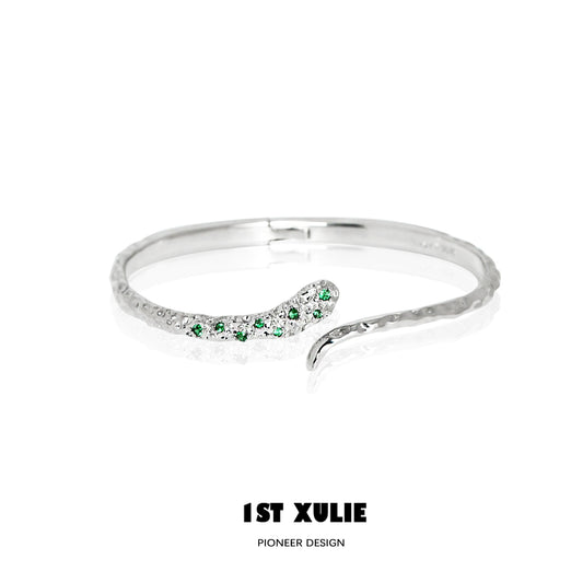 Slytherin Snake Cool Silver Bracelet
