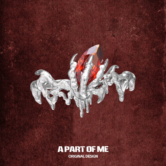 Dragon Claw Ruby Ring