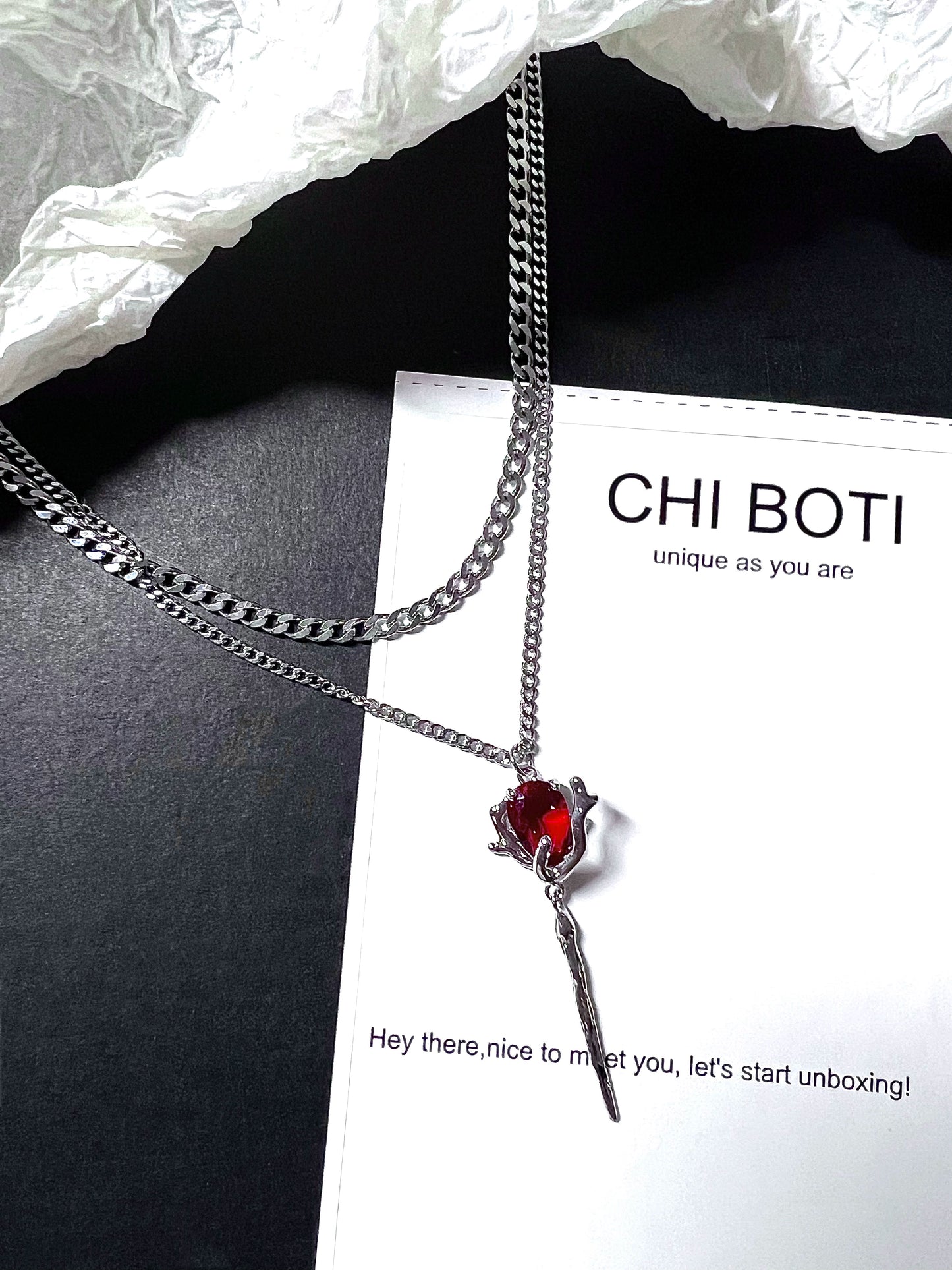 "No Man's Land Rose" Cold Necklace