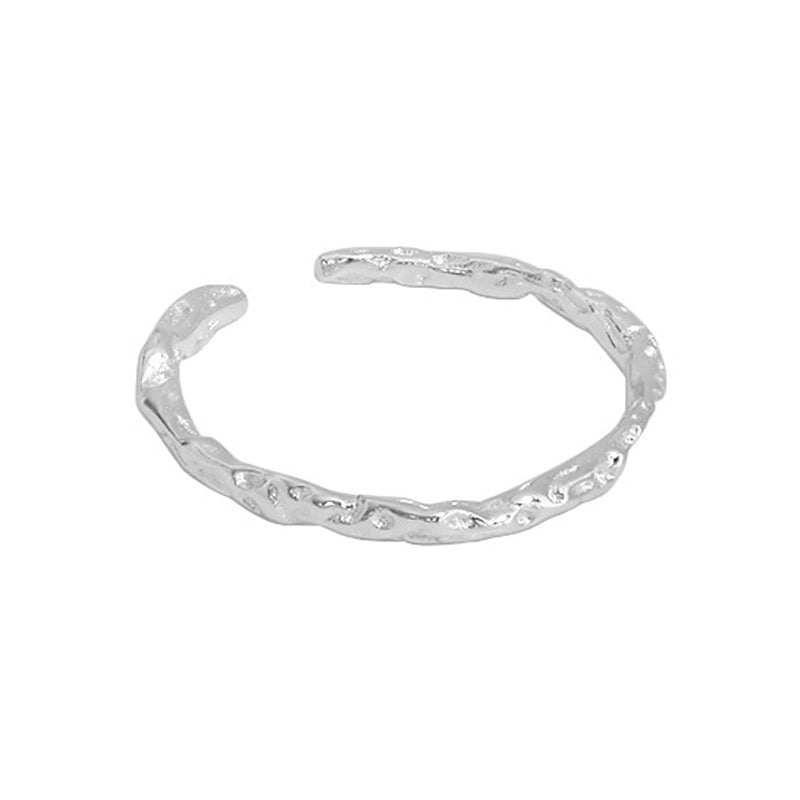 Minimalist Silver Open Ring