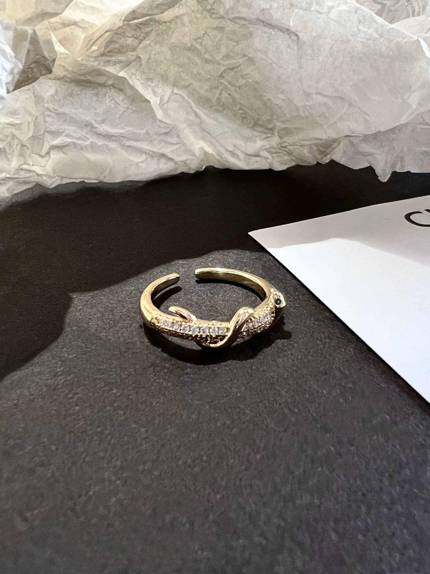 "Spirit Snake" Wrap Ring