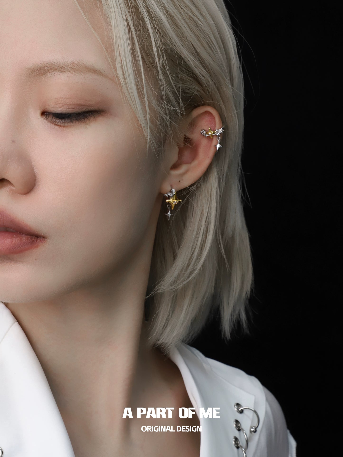 Celestial Glow Neutral Cool Earrings