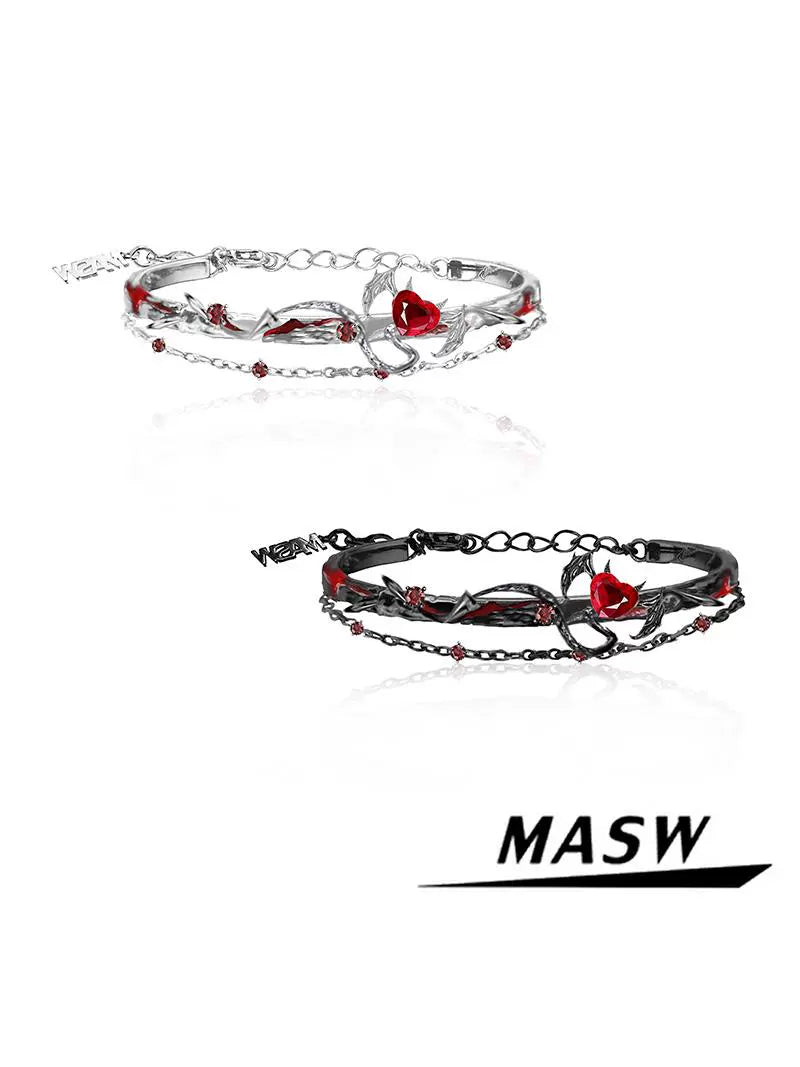 Demon Heart Zircon Bracelet