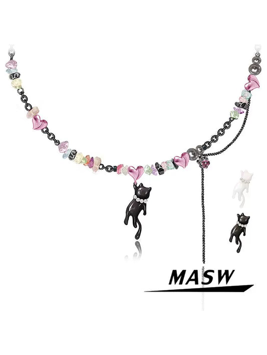 Cute Balloon Cat Necklace