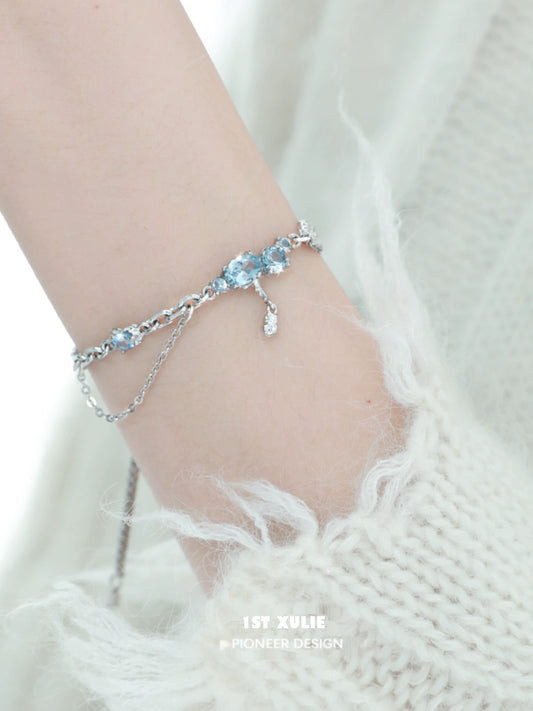 Sea Sprite Blue Moonstone Bracelet