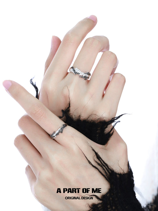 Trend Black Contrast Ring