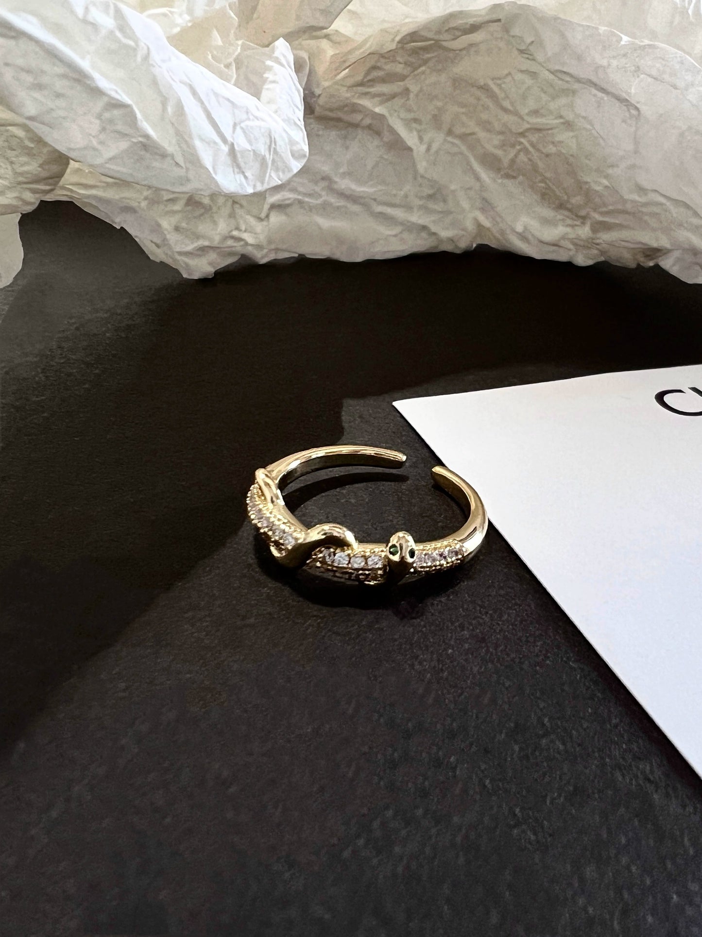"Spirit Snake" Wrap Ring