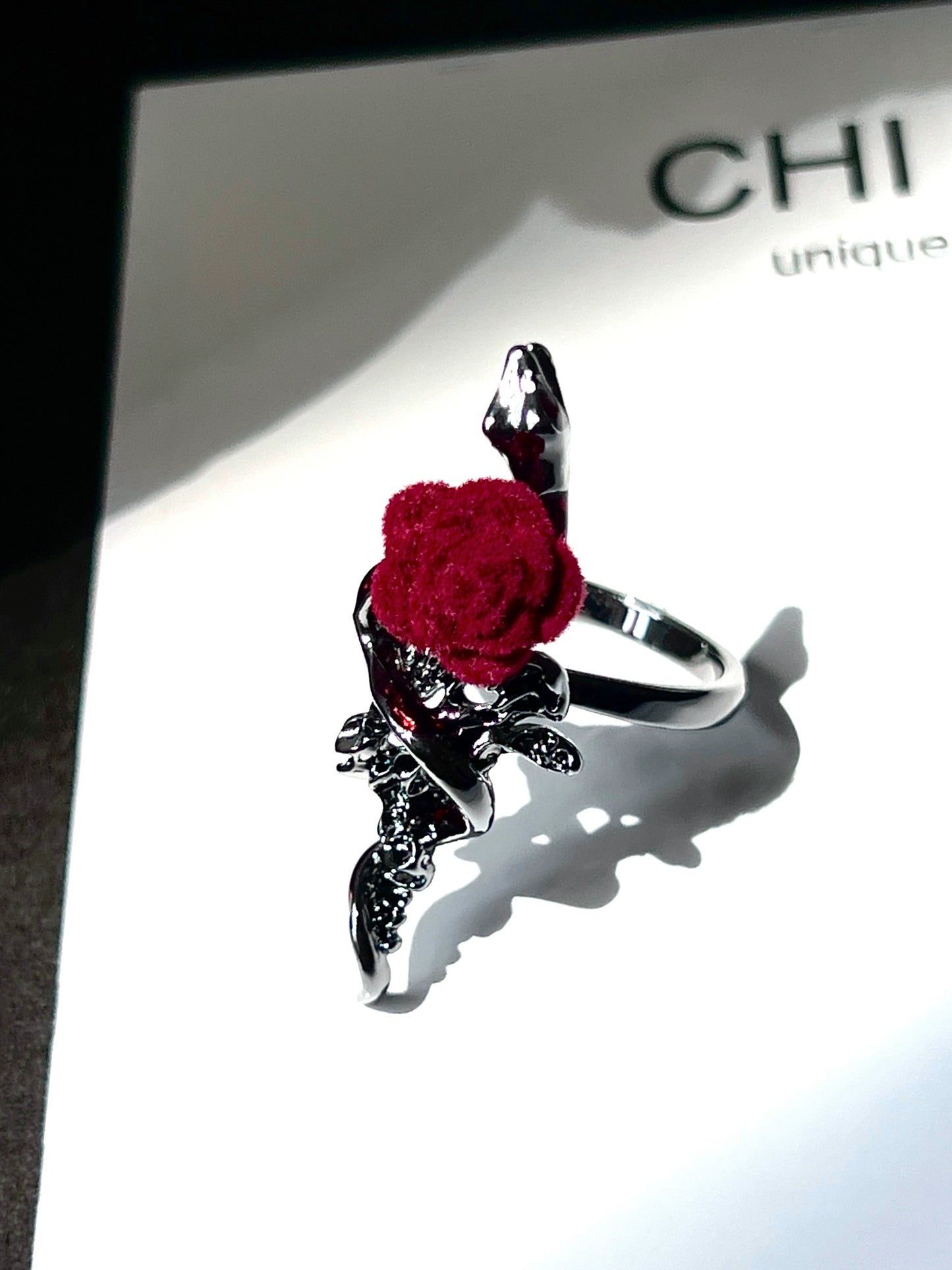 "Rose Snake" Wrap Ring