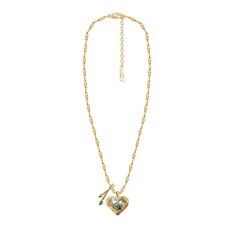 Oil Painting Love Necklace