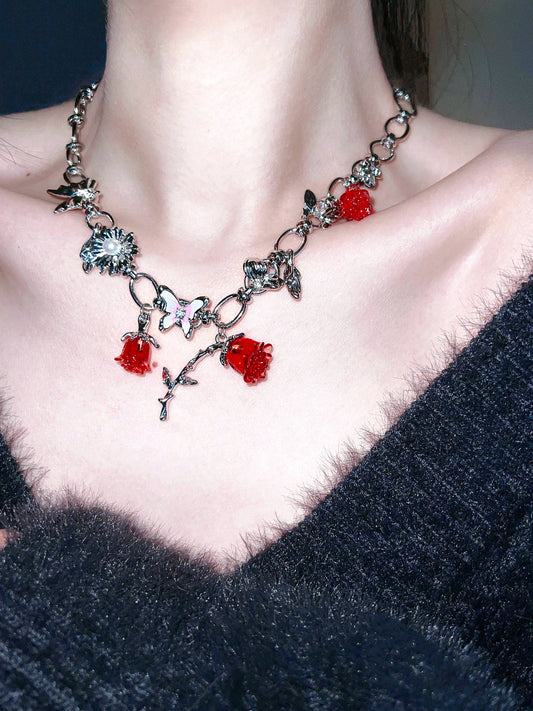 "Rose Estate" Vine Necklace