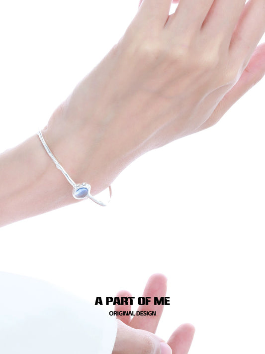 Glacier Blue Aquamarine Bracelet