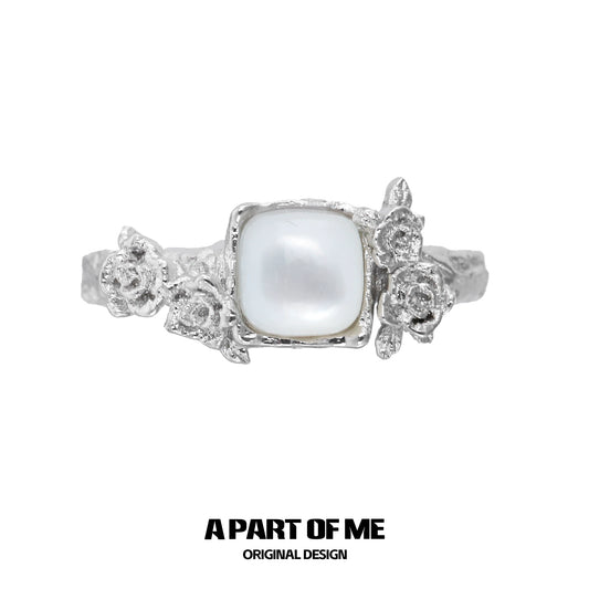 Fragrance Rose Silver Ring