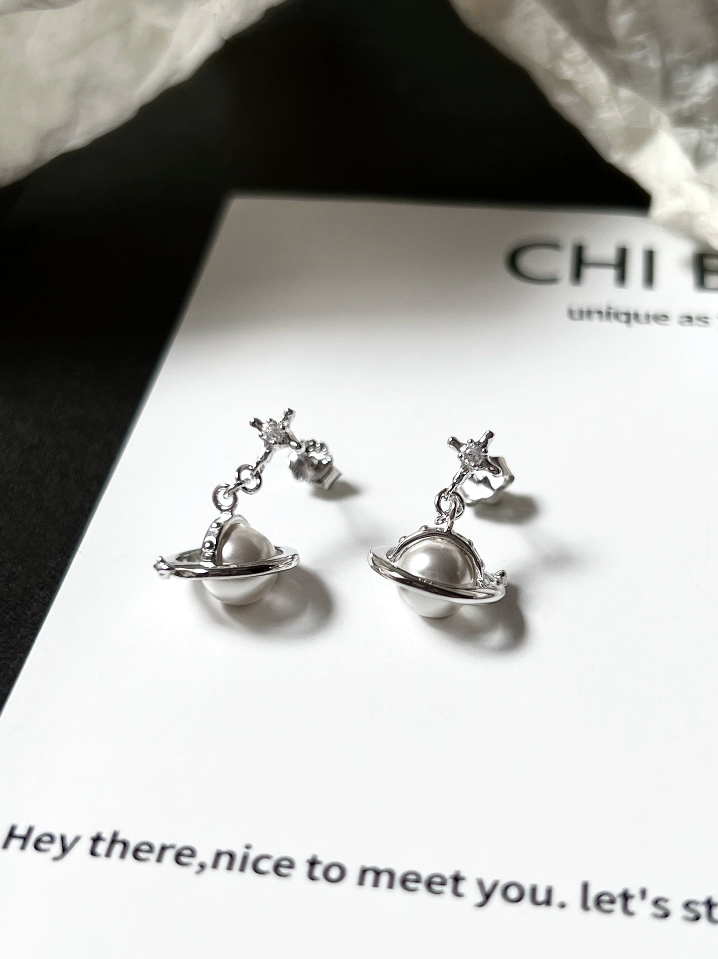 "Cosmos Island · Asteroid" Earrings