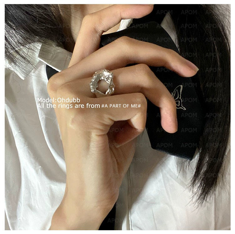 Imperfect Beauty Silver Ring