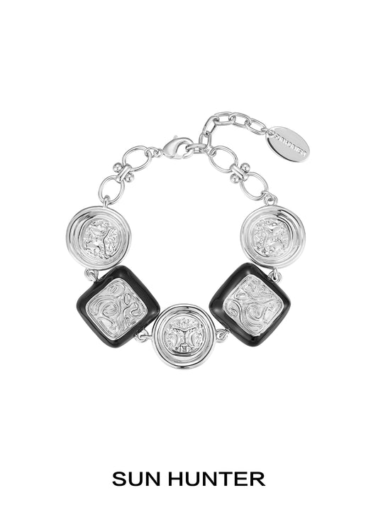 Vintage Coin Drop Bracelet