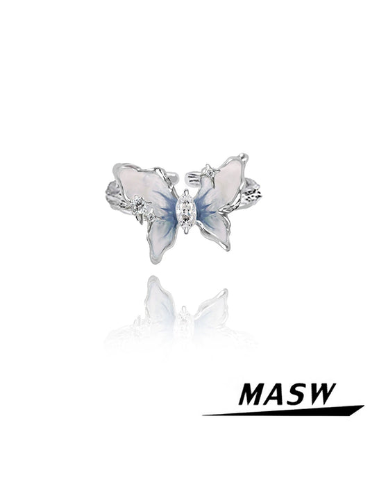 Romantic Butterfly Dance Ring