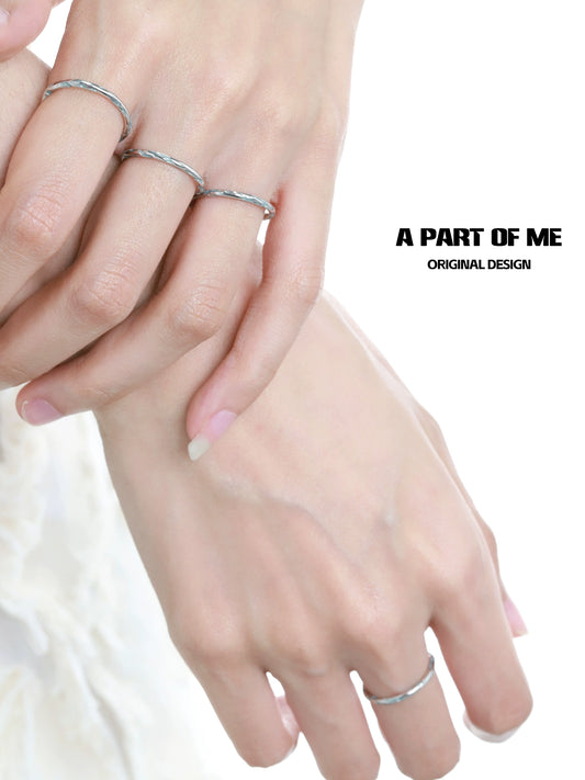 Blue Minimalist Ring