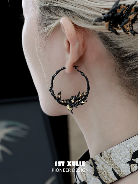 Dark Swallow Curse Earrings