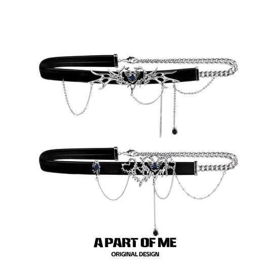 Heart Thorn Punk Choker