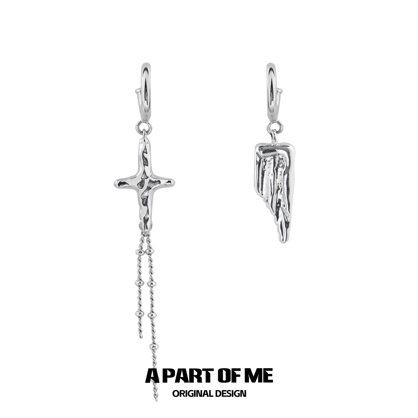 Life Covenant Cross Stud Earrings