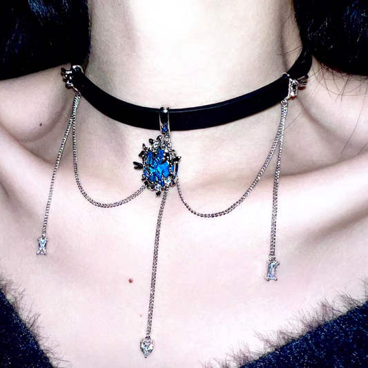 "Winter Garden" Zircon Necklace