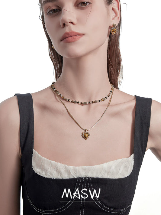 Tiger’s Eye Layered Necklace