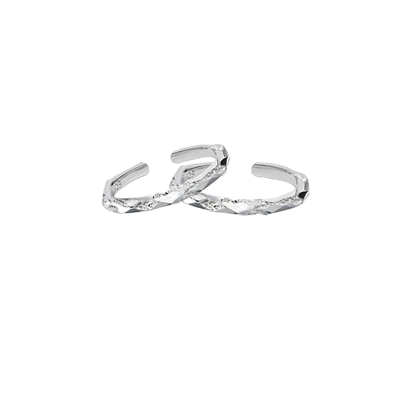 RMinimalist Cool Couple Ring