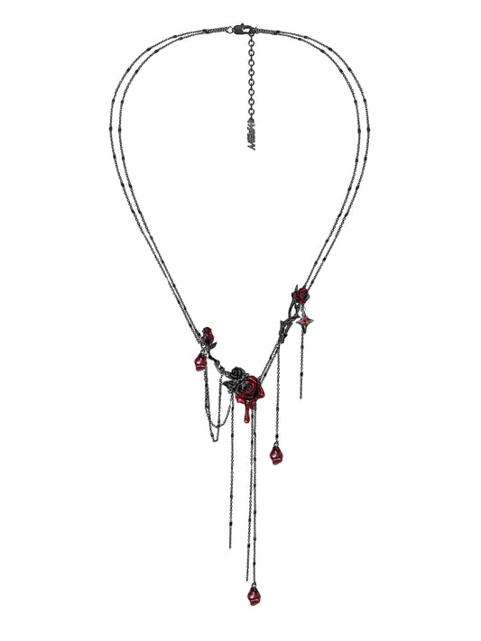 Spice Girl Rose Collarbone Chain