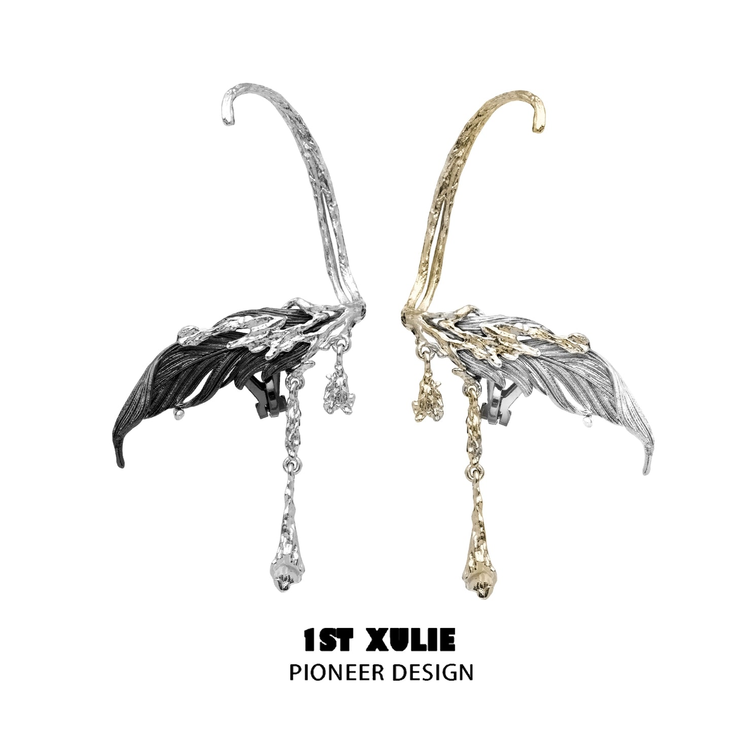 Y2K Retro Tassel Feather Earrings