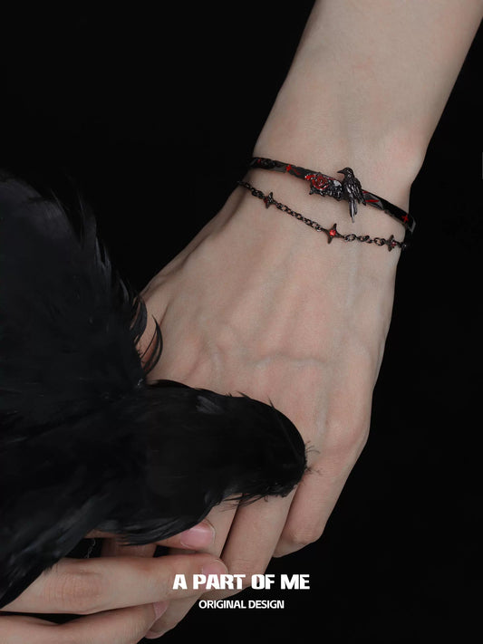 Raven Starlight Double Bracelet
